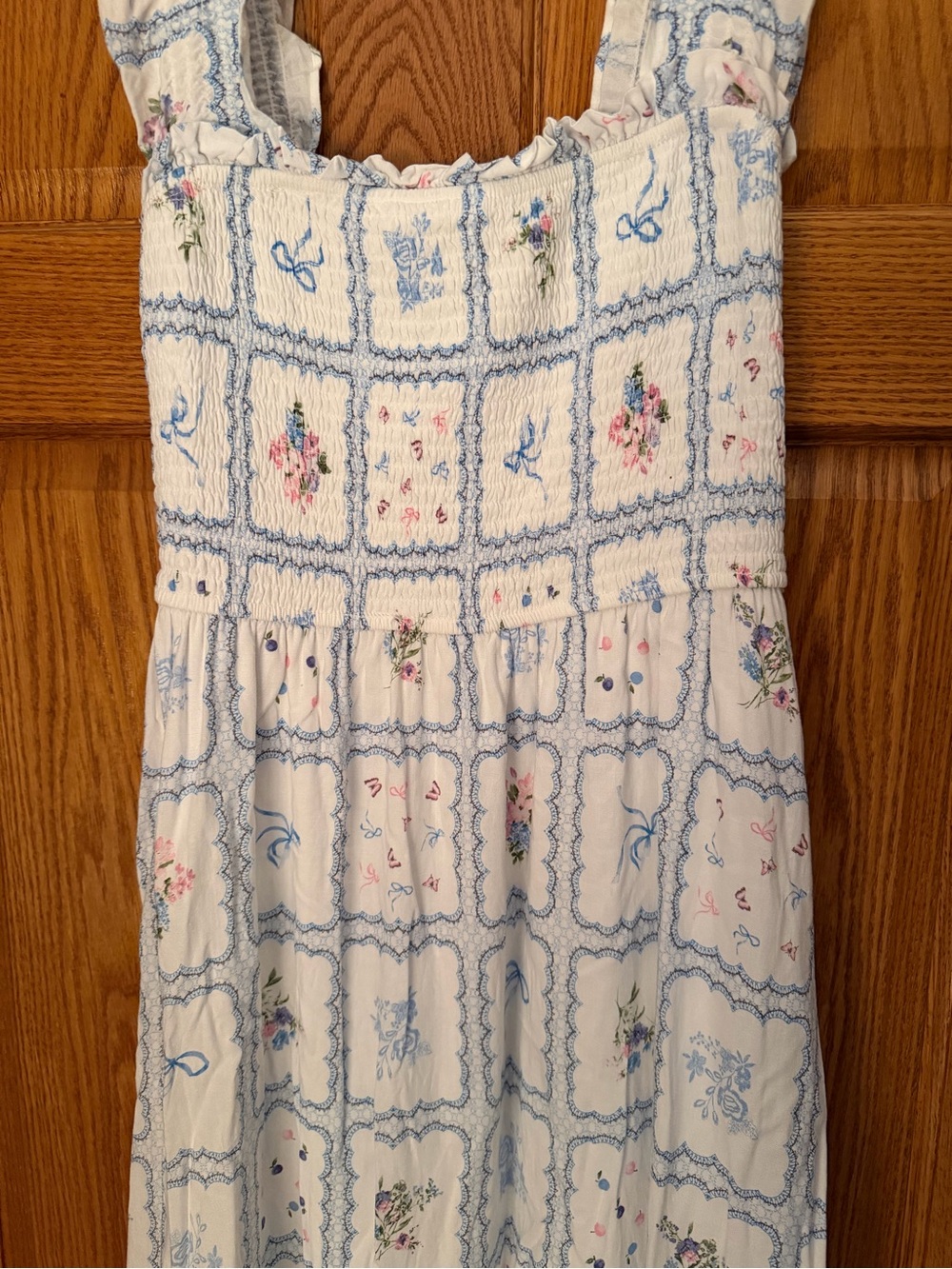Blue Pepper Pattern Dress - Picture 2 of 5